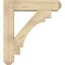 Ekena Millwork Merced Craftsman Rough Sawn Bracket w/ Offset Brace, Douglas Fir, 8"W x 34"D x 38"H BKT0806X34X38MRC04RDF - alternate 3